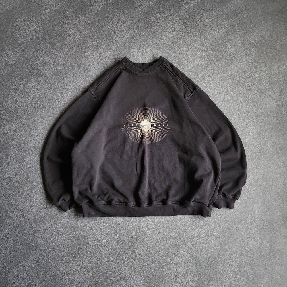 Vintage 2000's Nike Golf Black Pullover Sweatshirt XXL
